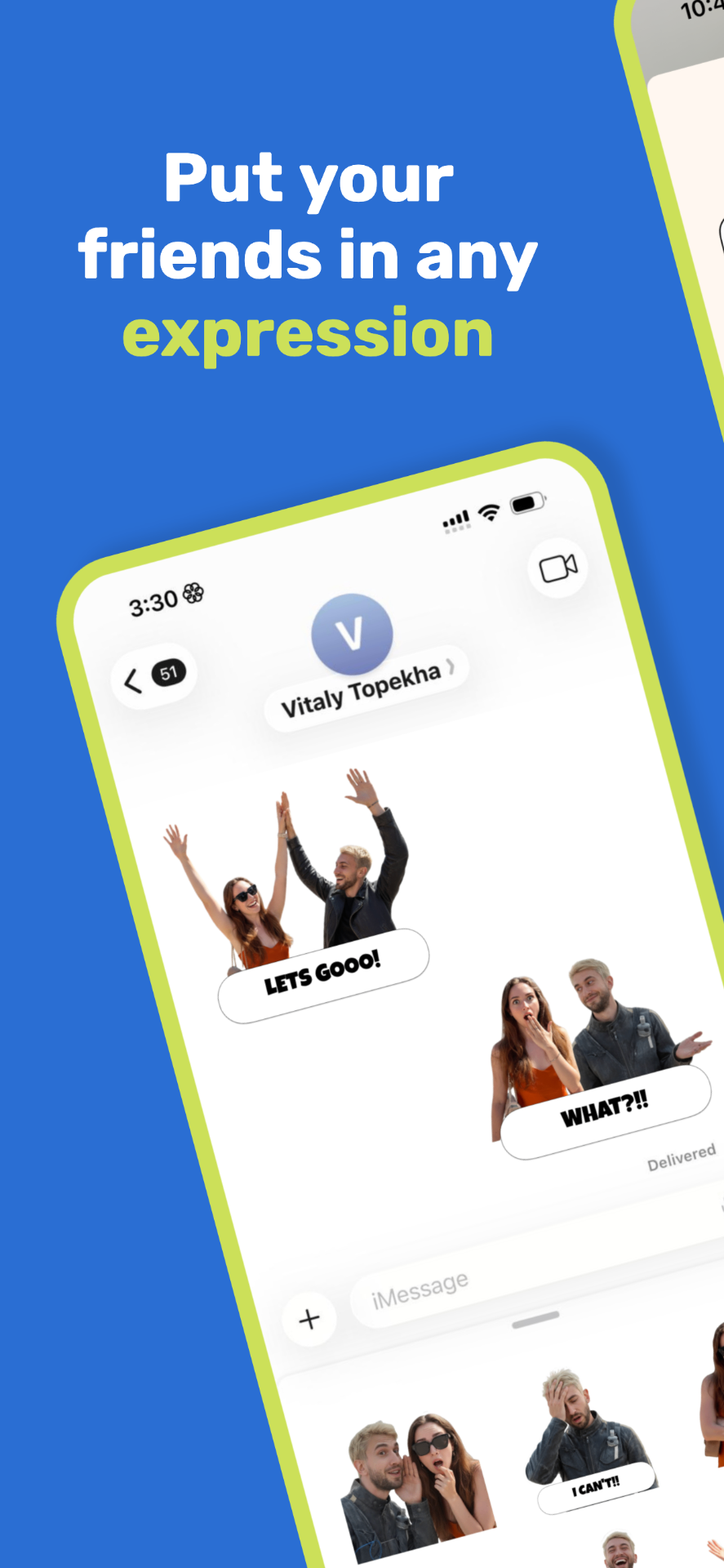StickUs - Generate AI iMessage stickers with friends